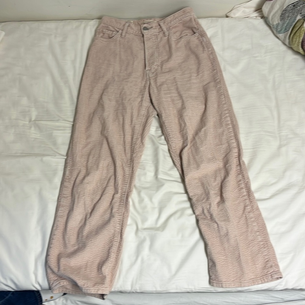 Levis ribcage straight ankle corduroy women’s pants